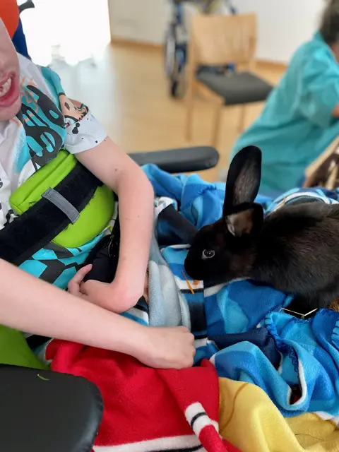 Der tierische Besuch sorgte für viel Freude.