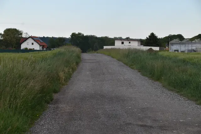 Auf dieser Schotterstraße in Großpetersdorf wurden erhöhte Asbestwerte gemessen. Maßnahmen wurden bereits getroffen. | Foto: MeinBezirk/Michael Strini
