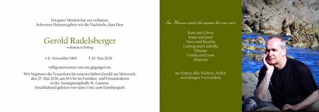 Gerold Radelsberger | Foto: Bestatter