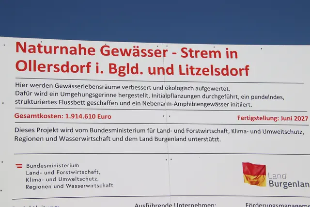 Die Renaturierung kostet den Bund 1,914 Millionen Euro. | Foto: Martin Wurglits