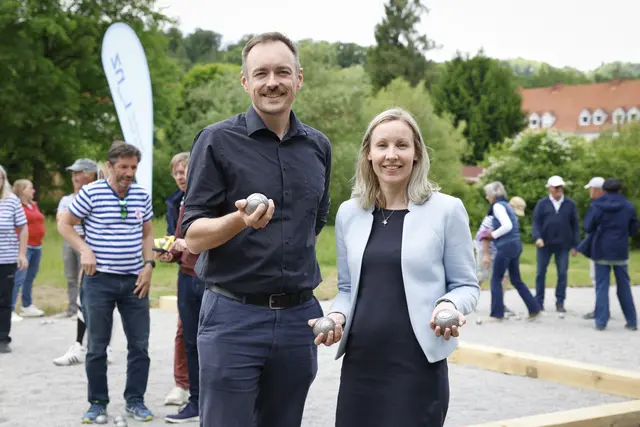 Vier neue Pétanque-Bahnen in Harbach