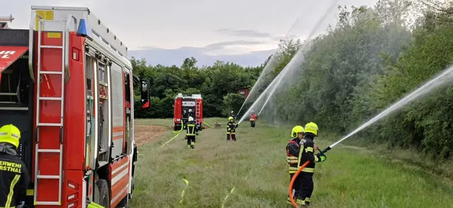 81 Feuerwehrmitglieder probten den Ernstfall