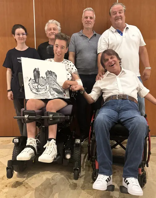 Mundmalerin Lea Otter und Paulus Ploier vertreten Österreich in Tata