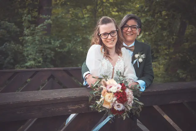 Jennifer Schödl und Fiona Hickersberger haben geheiratet. | Foto: Hickersberger-Schödl