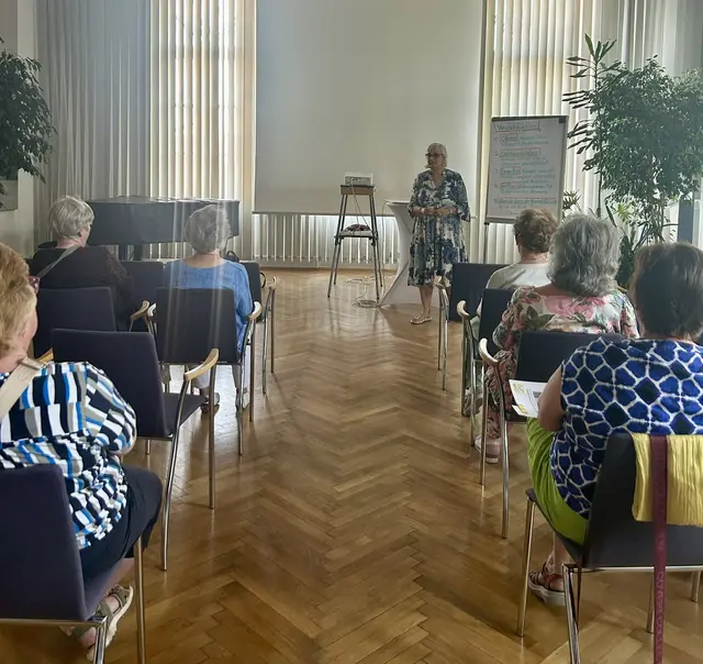 Im Festsaal des Rathauses Eggenburg fand kürzlich der zweite Vortrag der Reihe statt. | Foto: Privat