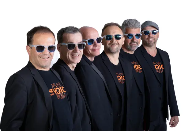 "The Voice" Sextett vlnr: Gerhard Leitner, Robert Feiner, Bernhard Mayer, Hannes Strobl, Andreas Leitner, Stefan Strobl | Foto: Wolfgang Strobl