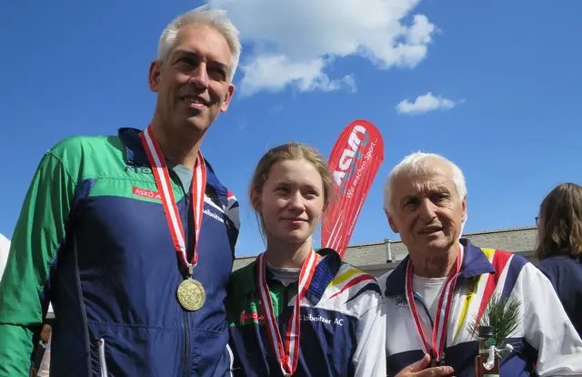 Bronzemedaillen für Jürgen Egger, Hannah Dormann und Franz Hartinger | Foto: Leibnitzer AC