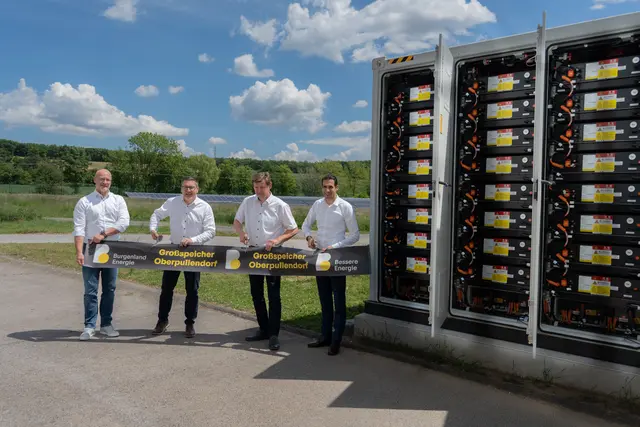 Burgenland Energie eröffnet Groß-Stromspeicher in Oberpullendorf