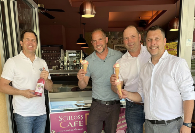 Beim Weinfest im Juni wird das erste Wein-Eis präsentiert