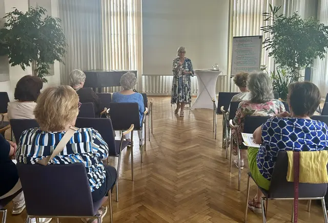 Im Festsaal des Rathauses Eggenburg fand kürzlich der zweite Vortrag der Reihe statt. | Foto: Privat