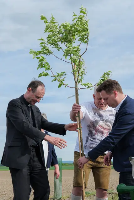 Gemeinsam wurde gepflanzt. | Foto: NÖ ABB/Ernst Spahn