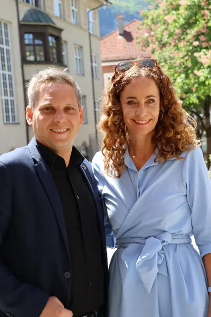 Landtagsabgeordneter Christian Kovacevic und Landesrätin Eva Pawlata.  | Foto: SPÖ-Tirol