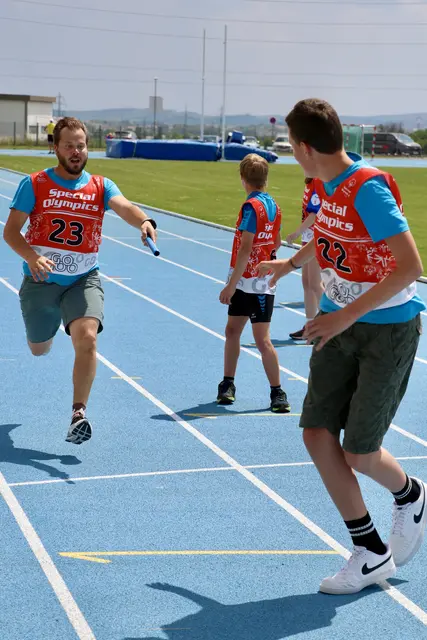 Staffelübergabe der ASO Oberpullendorf | Foto: Special Olympics Burgenland