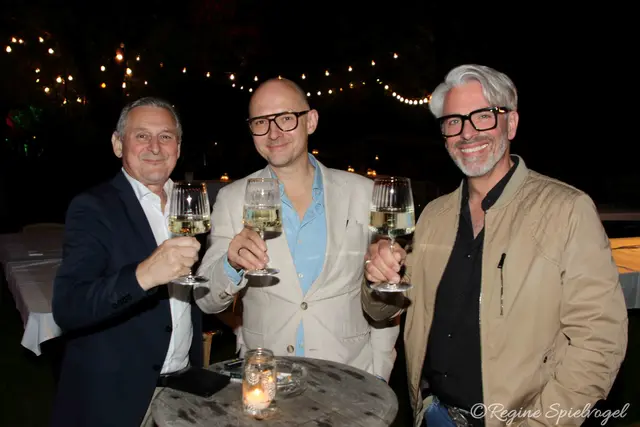 Michael Schmidtaler, Gerhard Hofer und Georg Arbeiter kamen mit einem alten Mercedes aus Steier an der Enns in die Villa Kunterbunt.