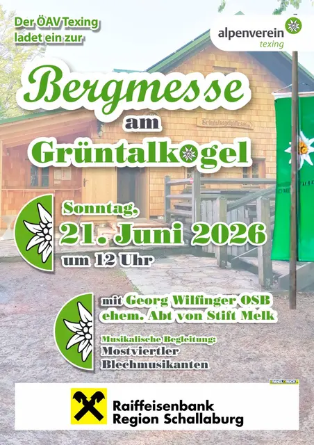 Bergmesse am Grüntalkogel