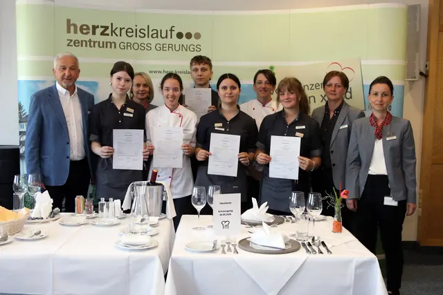 Herz-Kreislauf-Zentrum Groß Gerungs freut sich über Nachwuchstalente