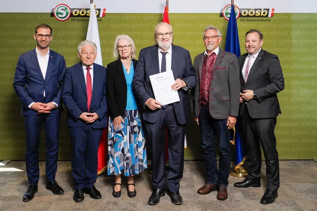 Ignaz Ömer erhielt Verdienstmedaille