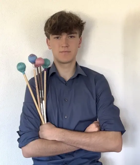 Marimba-Solist Leonhard Jud | Foto: Symphonisches Orchester