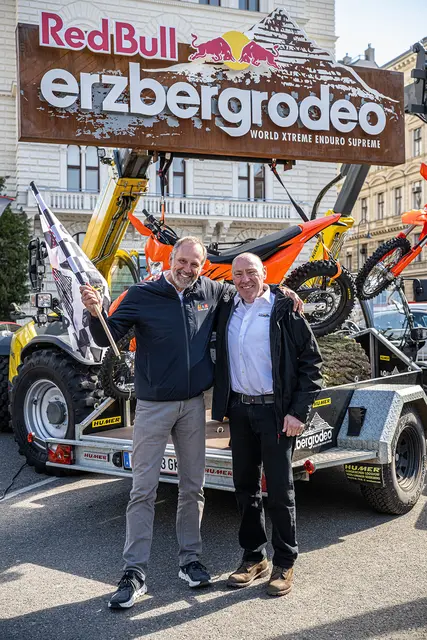 Heinz Kinigadner und Karl Katoch 