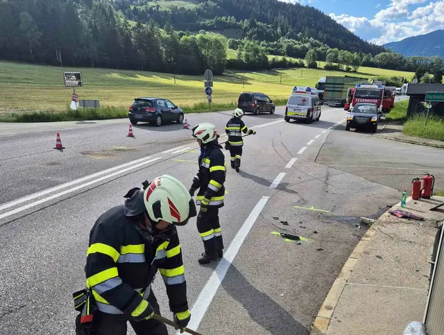 Die Straße wurde gereinigt.