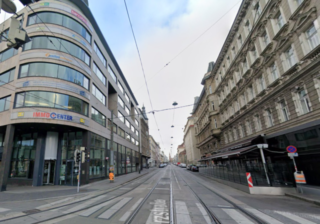 Am frühen Freitagmorgen kam es zu einem größeren Einsatz der Berufsfeuerwehr in der Rudolfsheimer Märzstraße. (Archiv) | Foto: Screenshot Google Maps