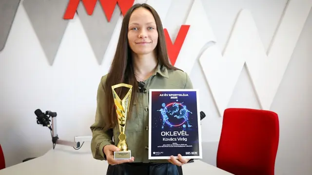 Virág Kovács wurde im Mai als "Sportlerin des Jahres 2025" von der Nachrichtenplattform VOUL ausgezeichnet. | Foto: Cseh Gábor