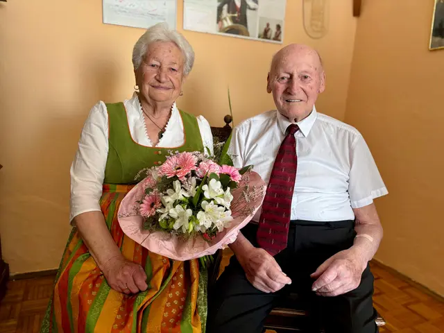 Gertrude und Josef Johandl aus Irnfritz feierten 65 Ehejahre. | Foto: Markus Kahrer
