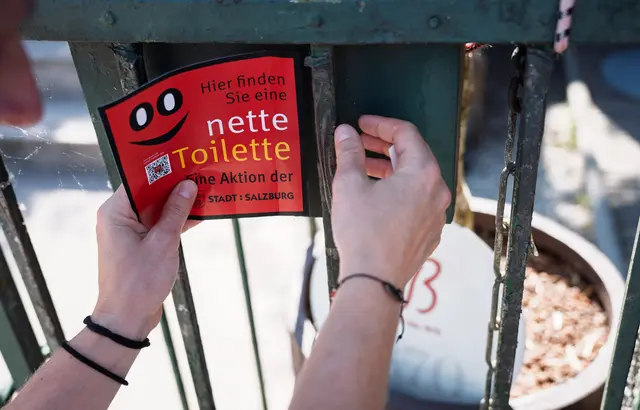 Seit zwei Jahren ergänzen „Nette Toiletten“ die Infrastruktur in der Stadt Salzburg. | Foto: Stadt Salzburg/Alexander Killer
