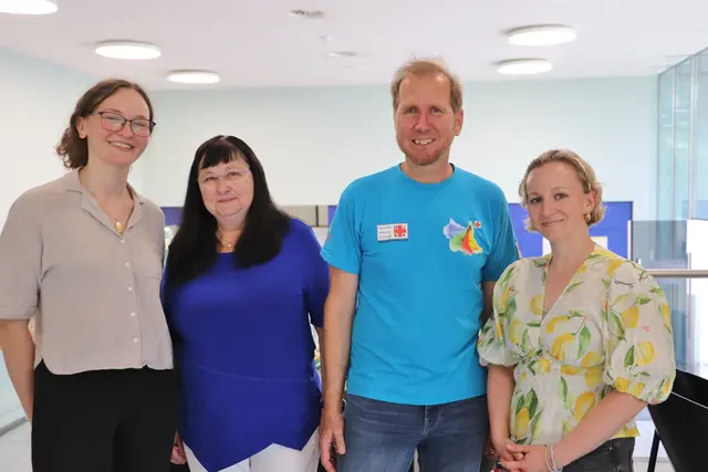 Organisator Reinhard Koopmans mit dem Team des Wertungsbüros Andrea Steinbauer, Michaela Kaschowitz und Carina Oswald. | Foto: Edith Ertl
