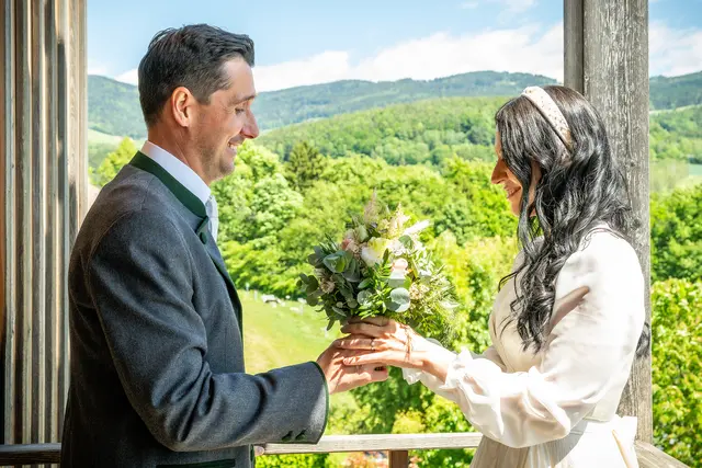 Herrliche Landschaft zum Heiraten im Garten und Grünen RETTER Bio-Natur-Resort
