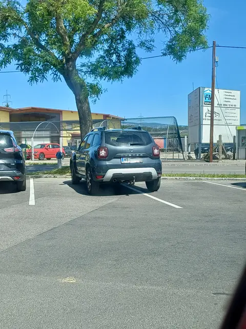 Dieser Kunstparker wurde beim Spar neben dem Lagerhaus Ternitz angetroffen. | Foto: Name d. Fotografen d. Red bekannt
