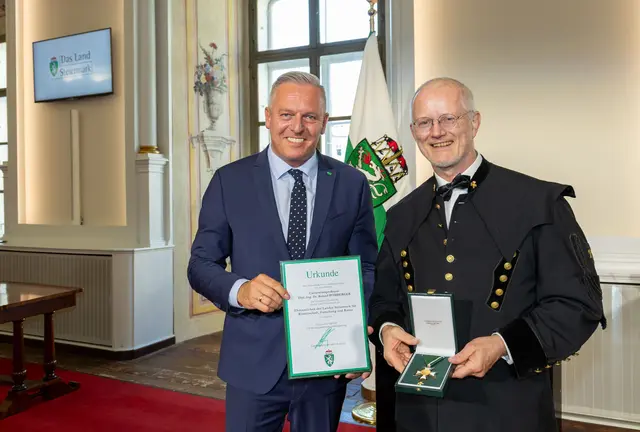 LH Mario Kunasek und Roland Pomberger