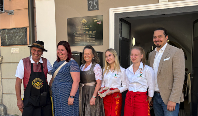 Robert Sorger eröffnet „Gaumenjuwelen“ in St. Veit