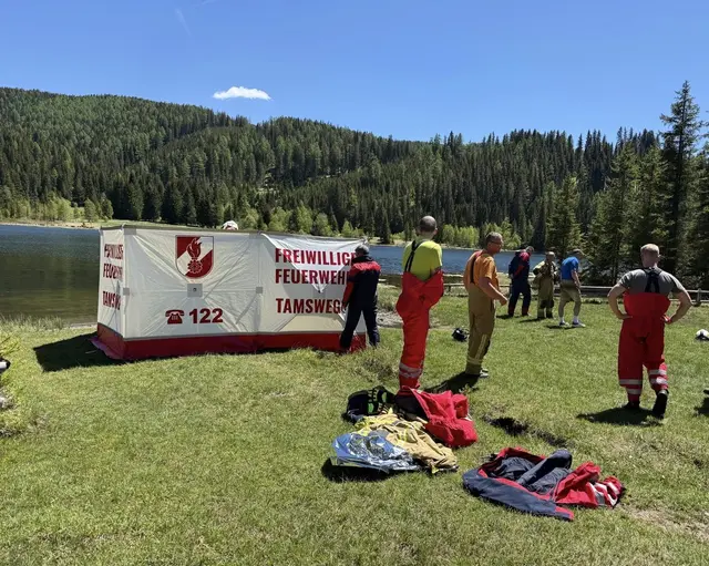 Personenrettung am Prebersee | Foto: BSBÖ OVI Thomas Keidel