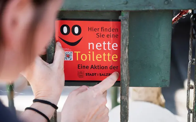 Seit zwei Jahren ergänzen „Nette Toiletten“ die Infrastruktur in der Stadt Salzburg. | Foto: Stadt Salzburg/Alexander Killer