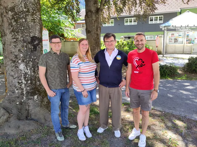 Das Organisationskomitee bestehend aus Bernd Stelzer, Carina Leitner, Rainer Schlang und Jochen Jance ist ein eingespieltes Team.