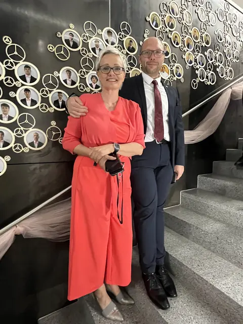 Karin Tagwerker und Benjamin Modl freuen sich über den Besucheransturm.  | Foto: Mag. Wilma Langer-Bruckner BEd.