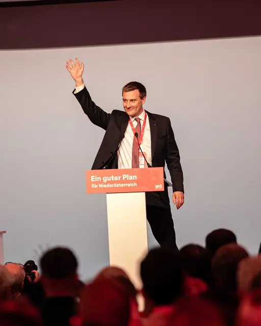 Sven Hergovich mit knapp 87 Prozoent zum SPÖ-Chef gewählt