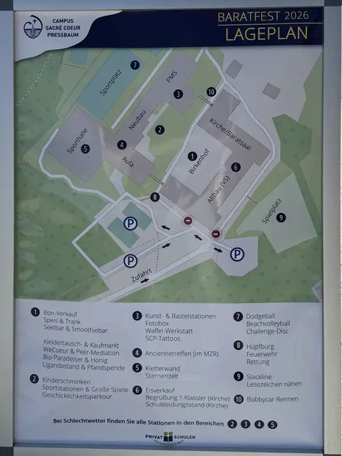 Am gesamten Schulgelände wurde ein umfangreiches Programm geboten. | Foto: Elena Fuchsbauer