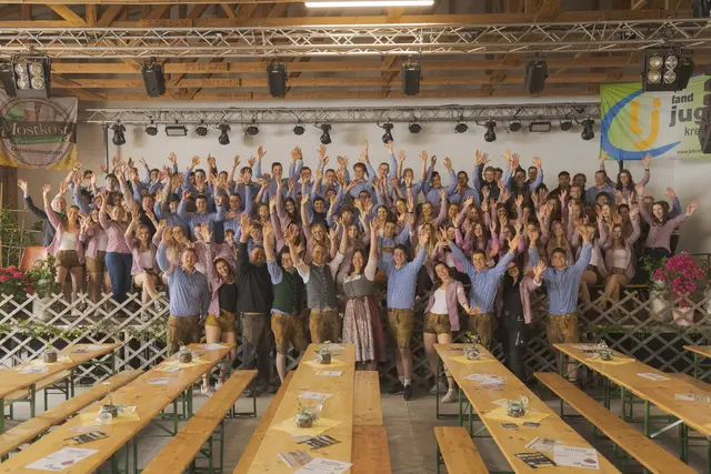 Riesenstimmung bei der Mostkost der Landjugend Kremsmünster. | Foto: Sebastian Schiller