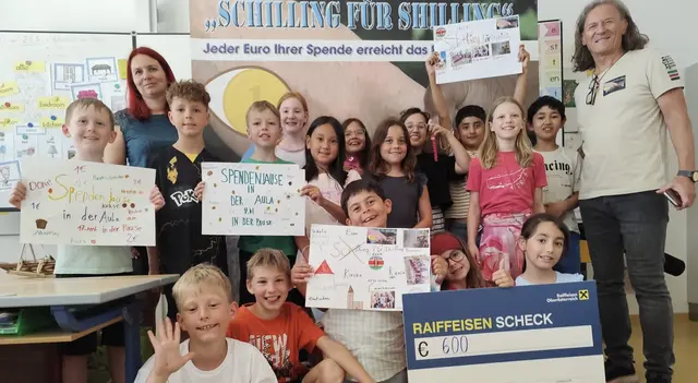 Perger Volksschüler unterstützen Kenia-Hilfsprojekt
