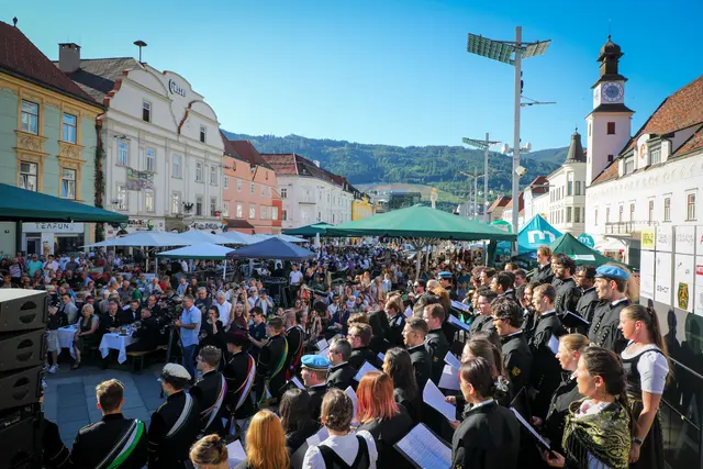 Mit dem Bergstadtfest wird die Tradition zwischen der Stadt Leoben und dem Bergbau über drei Tage hinweg für die Bevölkerung und Gäste erlebbar gemacht. | Foto: Armin Russold