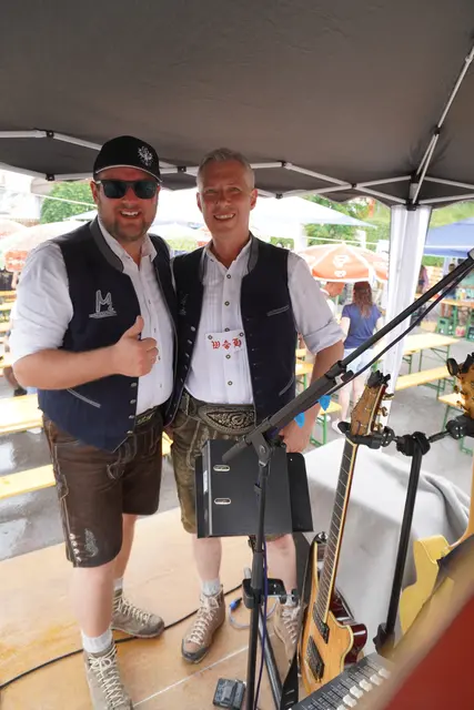 Daniel und Wolfgang von M2-Music