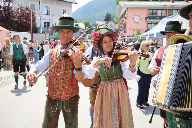 "Aufgeigt" wurde am Sonntag beim Narzissenfest in Bad Aussee.