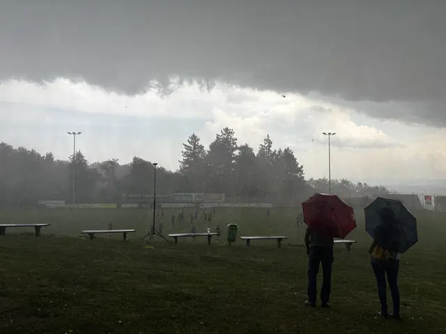 Starkregen beim Match | Foto: MeinBezirk Perg/Köck