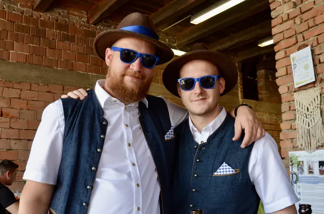 Für gute Laune sorgten die „Fuischnoata“- Mario Waldherr und Peter Höller. | Foto: Elisabeth Peinsipp 