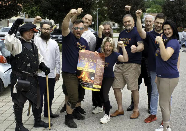 Esterhazy Husaren werben fürs Keltenfest | Foto: Markus Achleitner