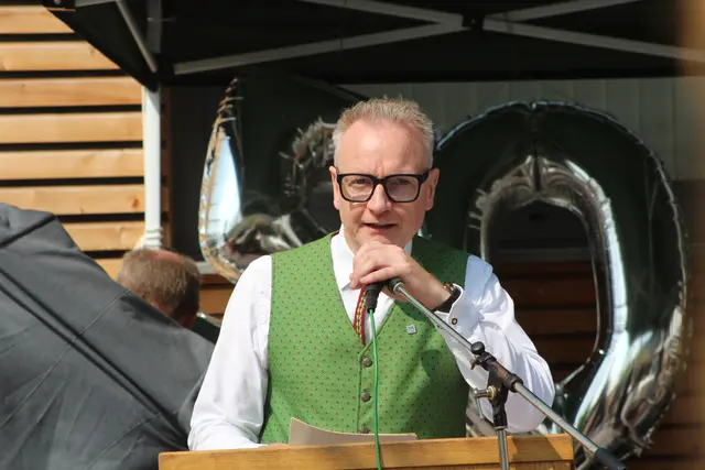 Musikvereins-Obmann Reinhard Aigner | Foto: MeinBezirk Perg/Köck