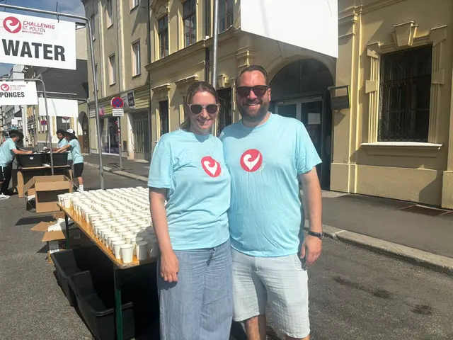 Patricia und Matthias Grasmann erhielten einen spannenden Einblick hinter die Kulissen der Challenge St. Pölten und erlebten hautnah wie viel Teamarbeit hinter dem Event steckt | Foto: Cornelia Strobl