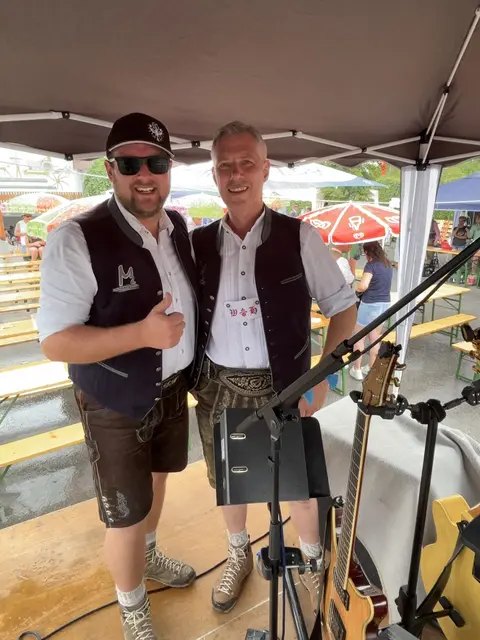 Daniel und Wolfgang von M2-Music